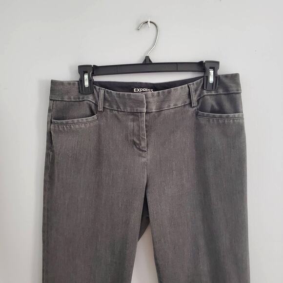 Express Factory Columnist Gray Pants Size 8R - Picture 3 of 8